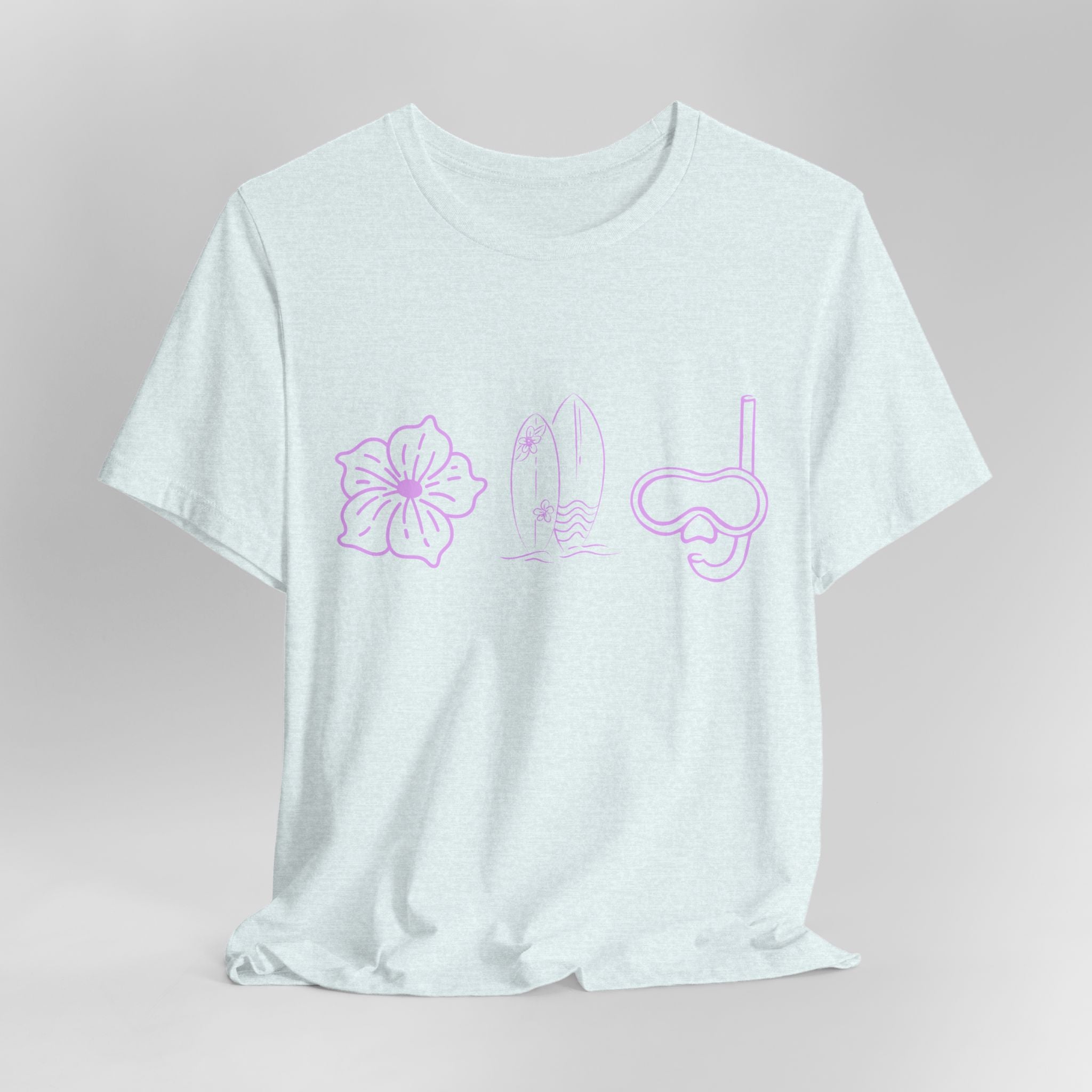 Minimal coastal line T Shirt