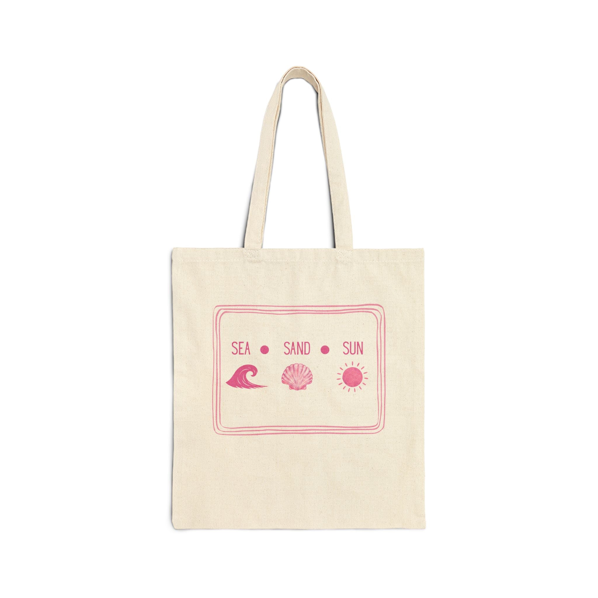 Beach Tote Bag — "Sea • Sand • Sun"