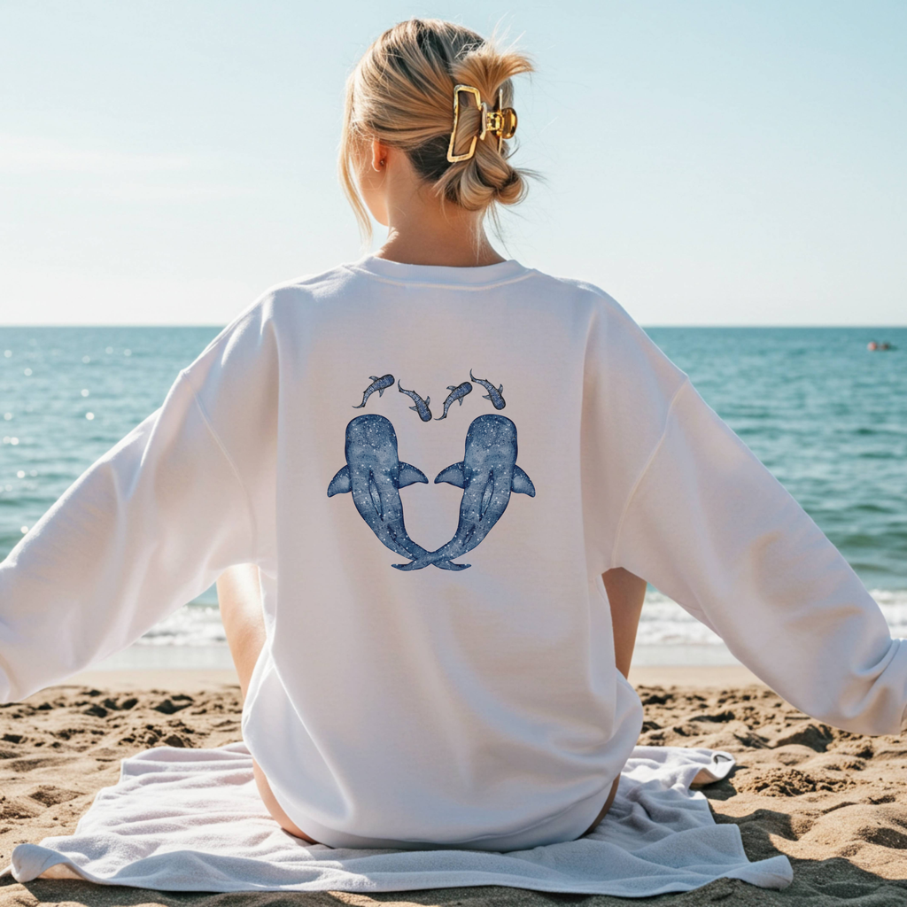 Whale Heart Crewneck