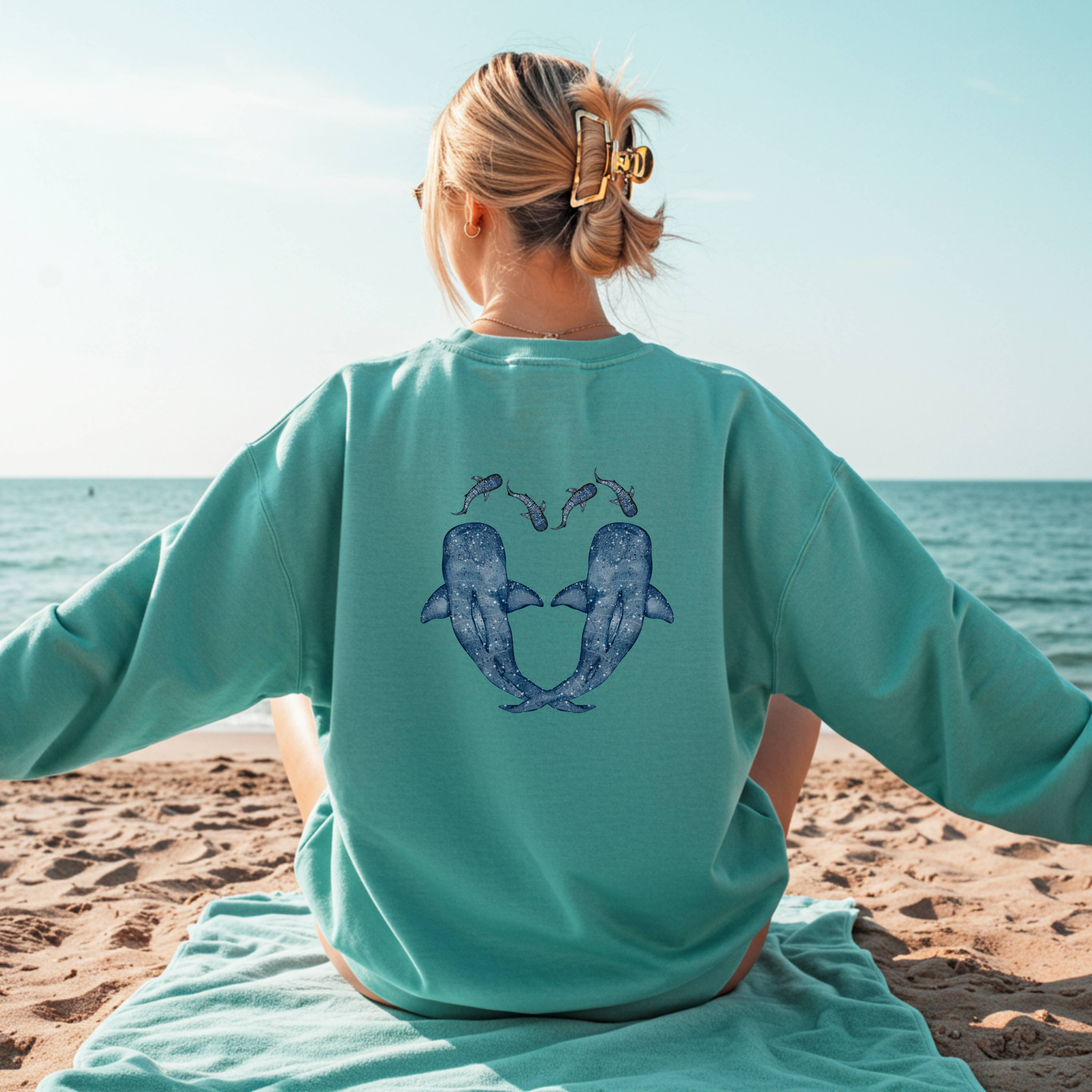 Whale Heart Crewneck